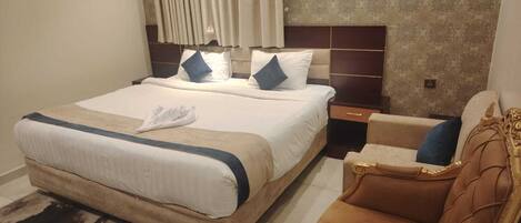 In-room safe, blackout drapes, soundproofing, iron/ironing board