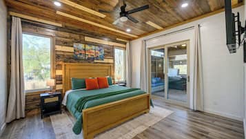 Cabin, Multiple Beds, Hot Tub (Chillax Inn The River) | 5 bedrooms, individually decorated, individually furnished, bed sheets