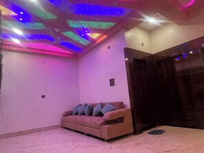 Living area - Shree LaadliJu Kothi 2BHK where modern luxury meets the warmth of a managed home (Deoghar)