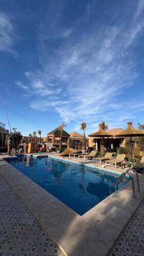 Deluxe family suite with private pool  in agafay