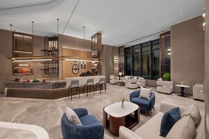 Sala de estar en el lobby