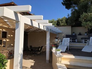 Terrace/patio - Daniela House - Kala & Moru - 5 minutes from the beach (Geremeas)