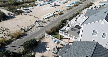 Lavallette Bay view 6 large bedrooms waterfront pet friendly 4 beach badges