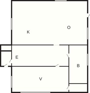 House | Floor plan - 5 Person Holiday Home in Knutby (Knutby)