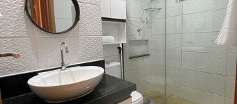 Bright 2-bedroom apartment with AC in beautiful Natal -Cotovelo