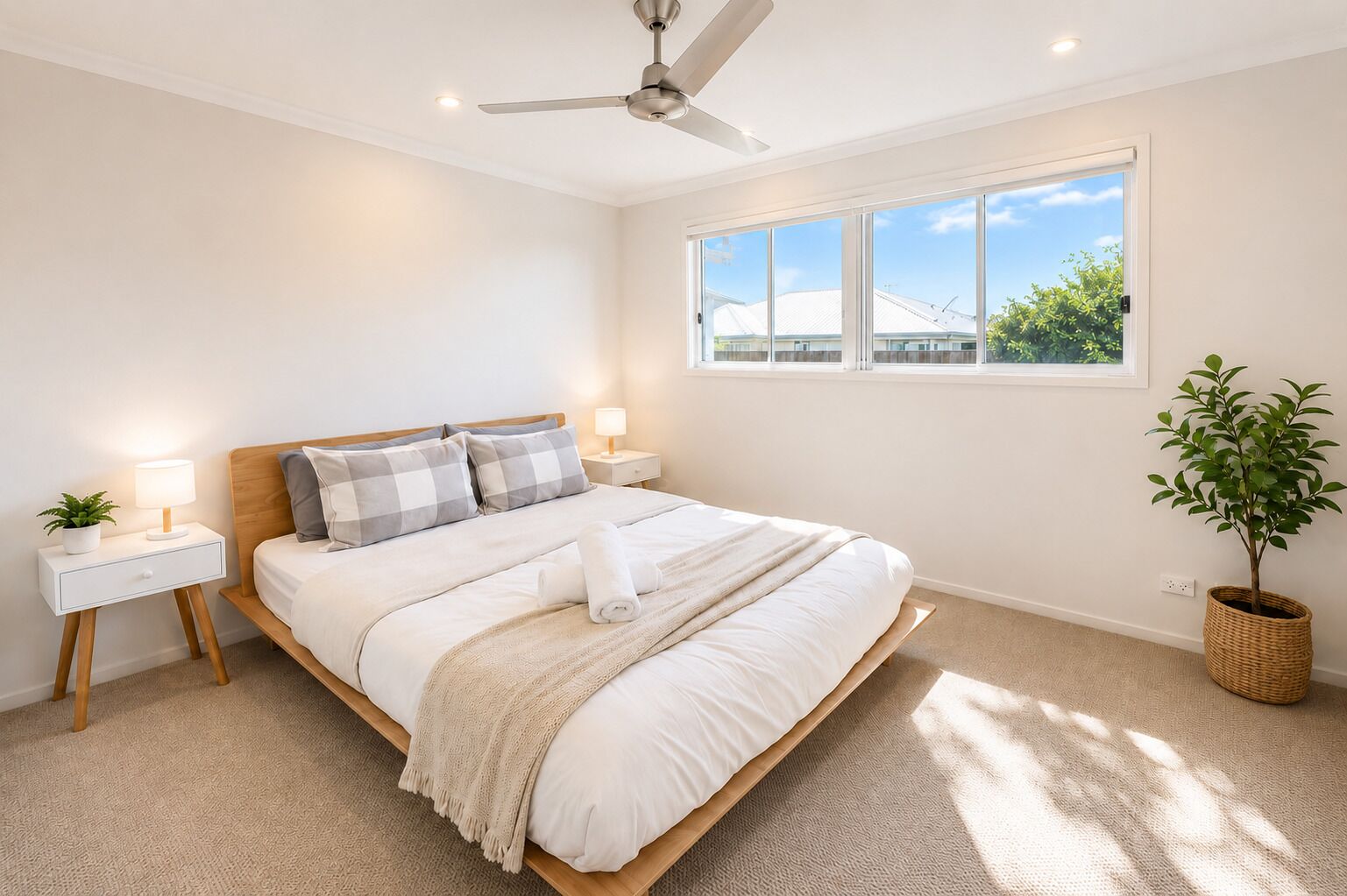 4 bedrooms, iron/ironing board, WiFi, bed sheets