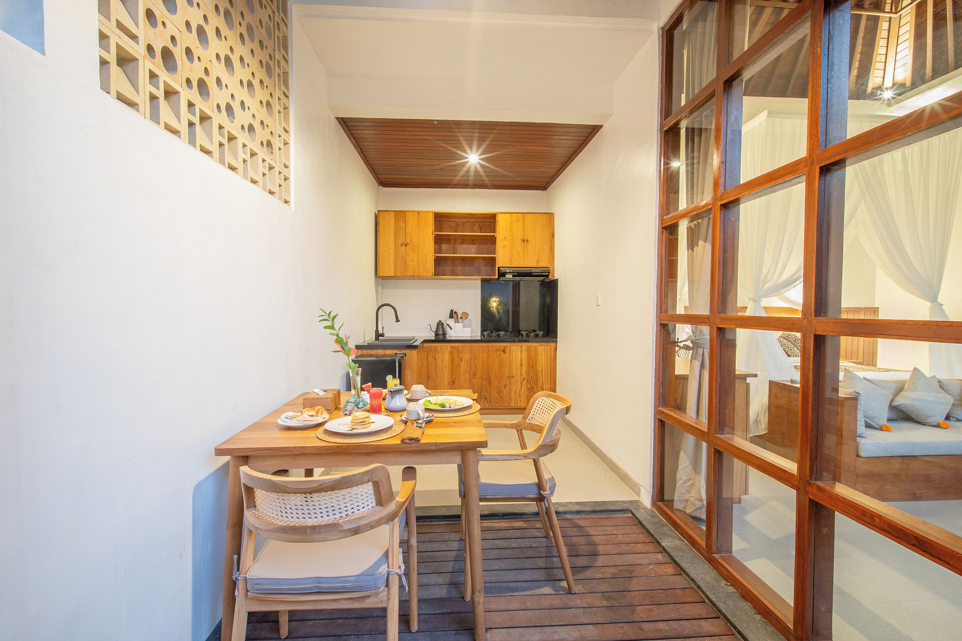 Romantic Villa, Private Pool | Private kitchen | Fridge, stovetop, dishwasher, electric kettle