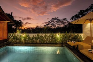 Honeymoon Villa, Private Pool | Balcony view
