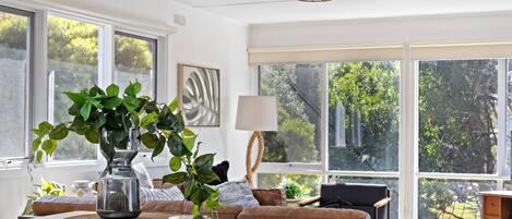 Fernseher, Kamin, DVD-Player, Tischtennisplatte