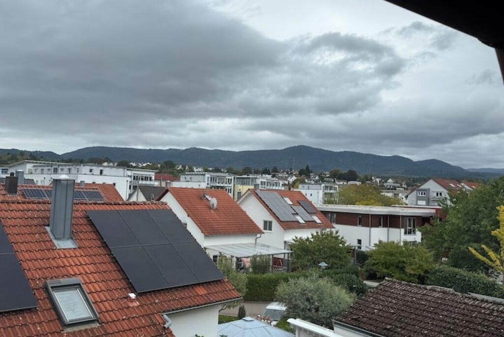 Blick von der Unterkunft