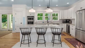 Coffee/tea maker, fridge, microwave, oven - Discover this stunning award-winning luxury 4br & 3.5 bath home in the OBX (Powells Point)