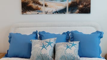 2 slaapkamers, een strijkplank/strijkijzer, gratis wifi, beddengoed