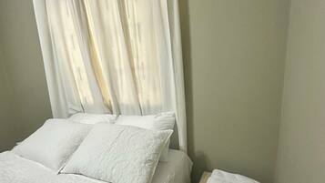 1 makuuhuone, ilmainen Wi-Fi, vuodevaatteet