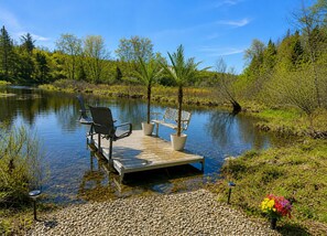 Property grounds - Waterfront Maine Cabin w/ Deck, Fire Pit & Trails (Errol)
