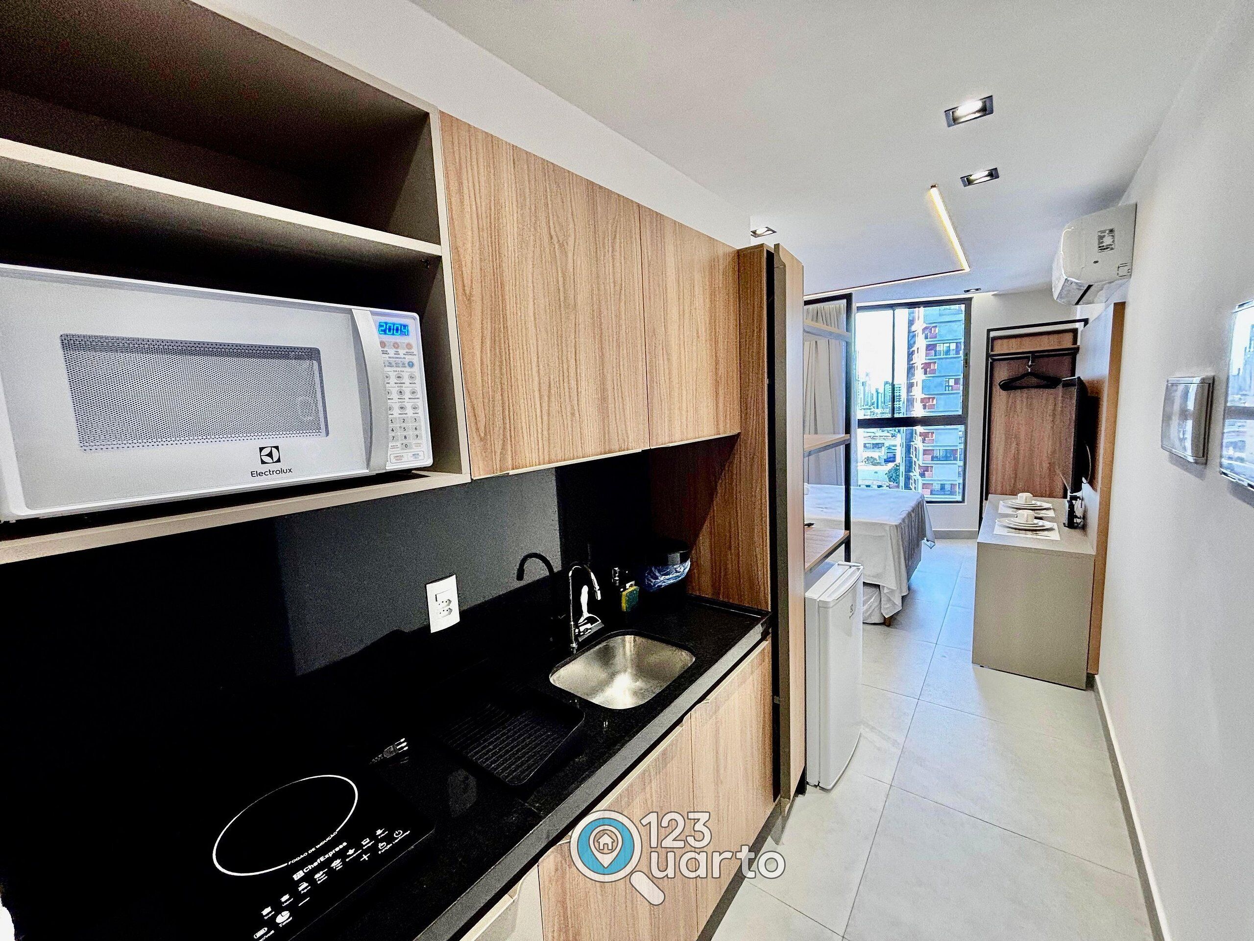 Appartamento Comfort | Cucina privata | Frigorifero, pentole/stoviglie/utensili