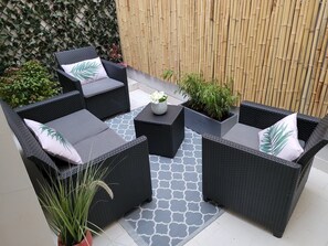 Terrace/patio - Quiet town center house with patio and 2-wheel garage (Charleville-Mézières)