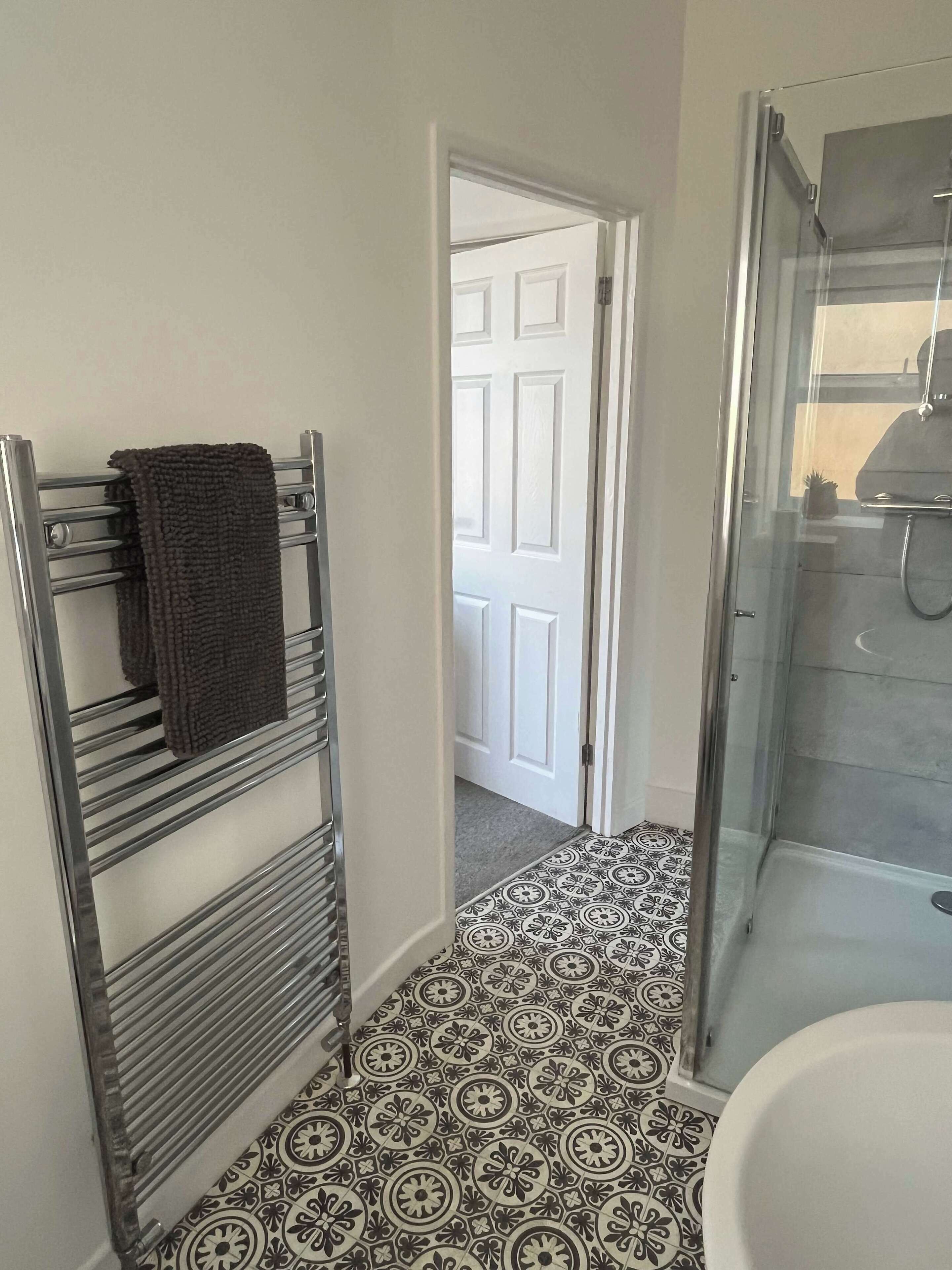 Shower, hair dryer