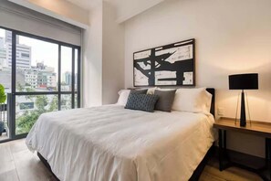 2 bedrooms, iron/ironing board, WiFi, bed sheets - HOM Forma Expanse | Bright 2BR Apartment (Mexico City)