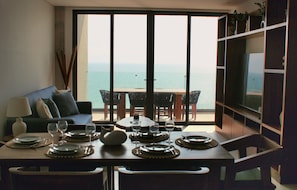 Dining - Beachfront Apartment in Arama Bay Bucerias: Luxury, Relax and Views (Bucerías)