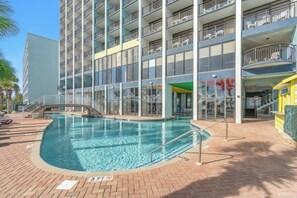 Indoor pool, outdoor pool - Ocean View 1BR- Pool, Hot Tub- Monterey Bay 1037 (Myrtle Beach)