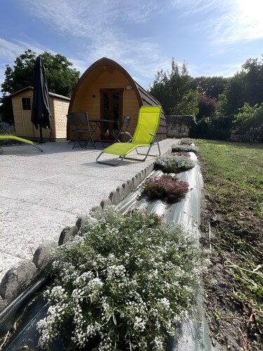 Woodland Cabin with Private Terrace, Garden & Wi-Fi