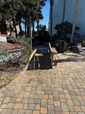 Terrace/patio - Cozy 2-bedroom condo with Ocean view in pleasant St. Augustine (St. Augustine)
