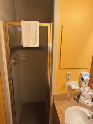 Shower, jetted bath, hair dryer, towels - Cozy 2-bedroom condo with Ocean view in pleasant St. Augustine (St. Augustine)