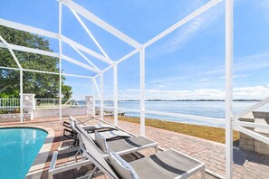 Terrace/patio - Private Water Access | Heated Pool | Kayaks (Mary Esther)