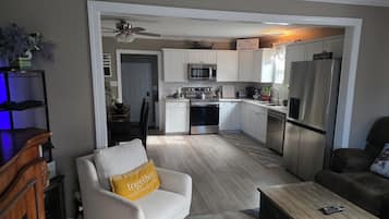 TV connectée, cheminée