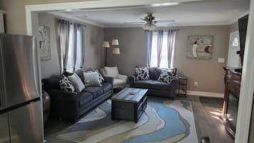 TV connectée, cheminée