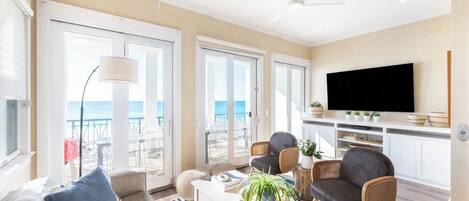 Smart TV, video games, DVD player, stereo