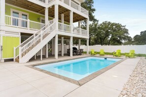 Pool - Modern 6BR Beach Retreat w/ Private Pool (Oak Island)