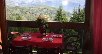 Le Corbier, pieds des pistes. Appartement 5 pers, 44mÂČ. Immeuble Galaxie