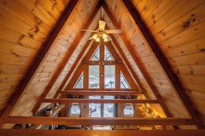 Interior -  Dog-Friendly A-Frame  Fireplace · Fenced Yard · 4BR · 7mi to Whiteface (Jay)