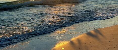 Chaises longues, serviettes de plage