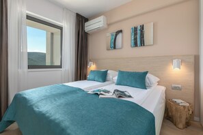 2 bedrooms, iron/ironing board, free WiFi, bed sheets - Premium apartment Kanat 3 with beautiful sea view (Rabac)