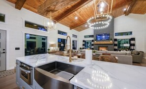 Interior - Sublime Boho-Modern Cabin: Hot Tub, 2 Zip Lines, 2 King Suites, Sleeps 8 (Broken Bow)