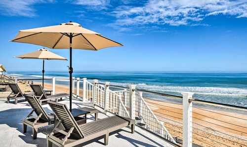 Flagler Beach Oceanfront Haven w/ Hot Tub