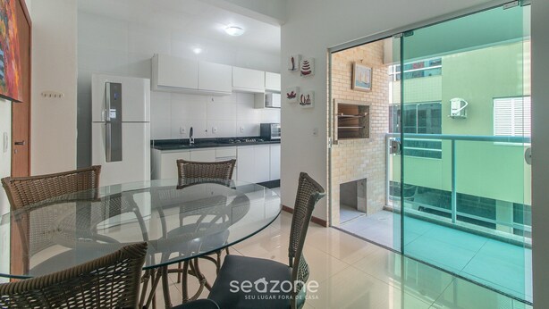Dining - 2-bedroom Apt 550m From the Beach Chv0102 (Florianópolis)