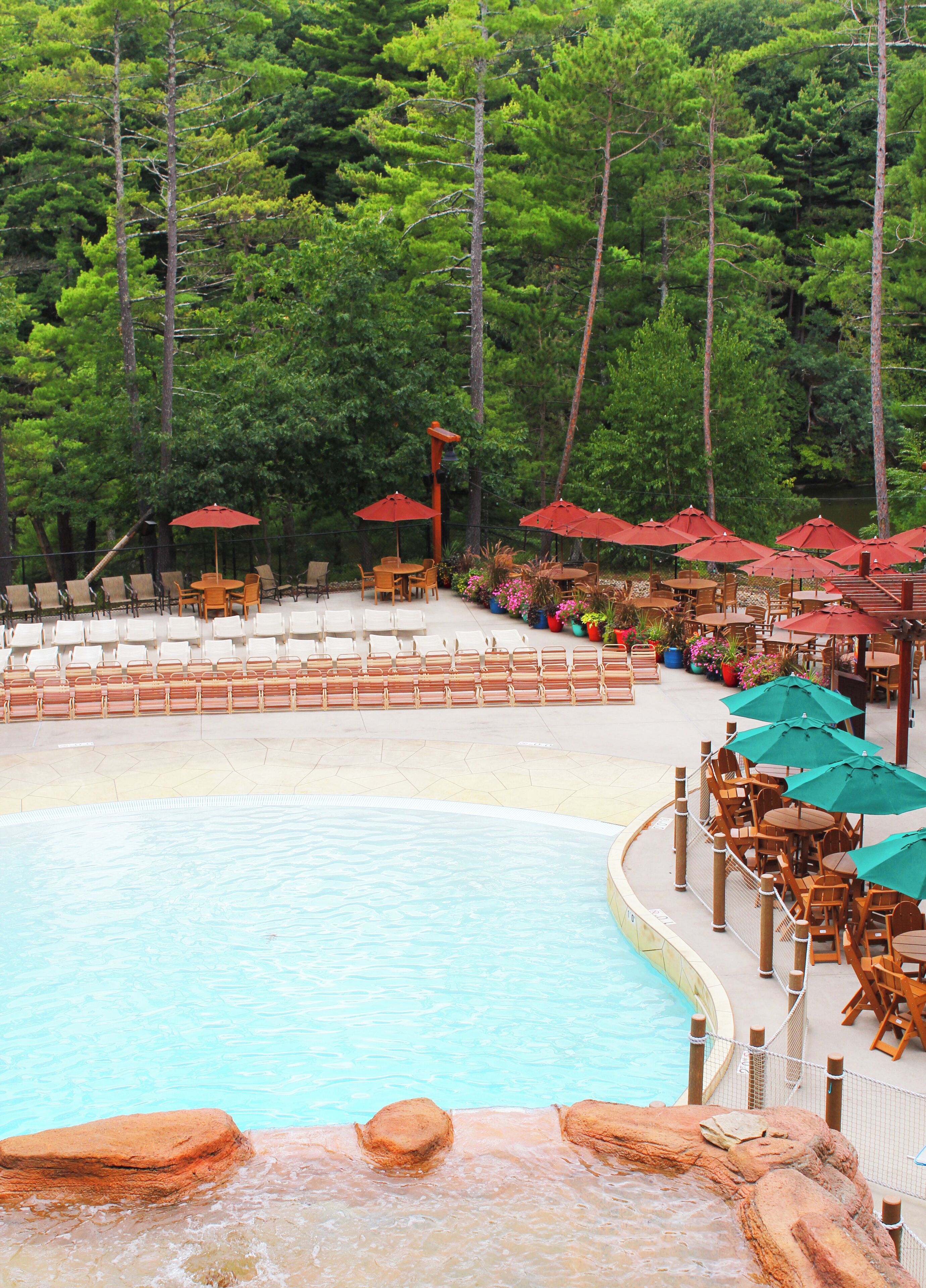 Indoor pool, outdoor pool