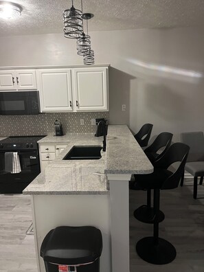 Private kitchen - Luxury At The Beach - Updated Modern 2BR~2BR Condo - Minutes to Ocean! (Myrtle Beach)