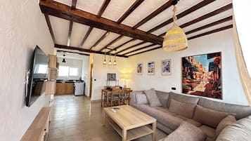 Télévision, cheminée