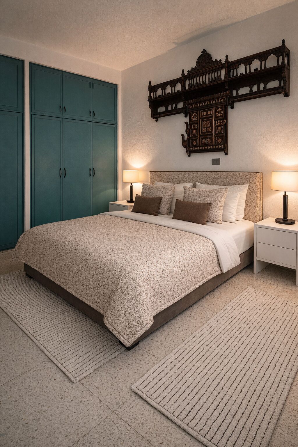 4 室のベッドルーム、アイロン / アイロン台、WiFi (無料)、ベッドシーツ