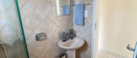 Towels, soap, toilet paper