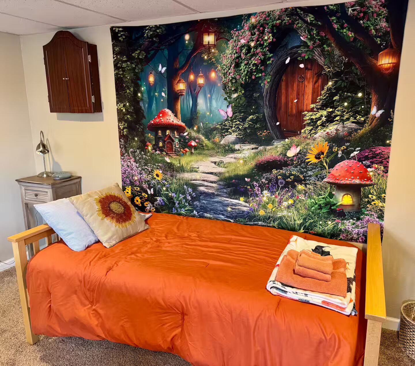 1 chambre, fer et planche à repasser, lit parapluie, Wi-Fi gratuit