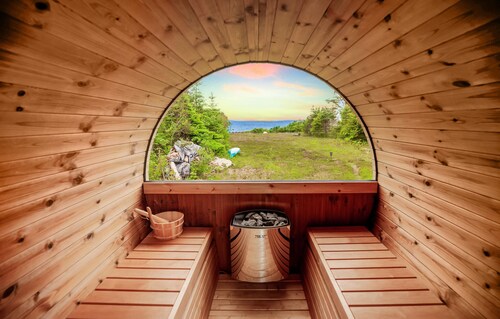 Cozy home in Spøttrup with sauna