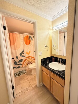 Hair dryer, towels, soap, toilet paper - Penthouse condo in central Cheesman Park! (Denver)