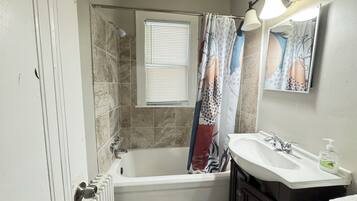 Towels, soap, toilet paper