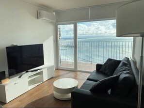 Living area - Sensational dto in mar del plata, havanna building with sea view, 12th floor (Mar del Plata)