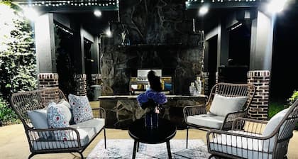 Get Cozy in Crockett with a Relaxing Stay in a 4 Person RV- Outdoor Fireplace